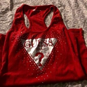 Red guess top💥❣️